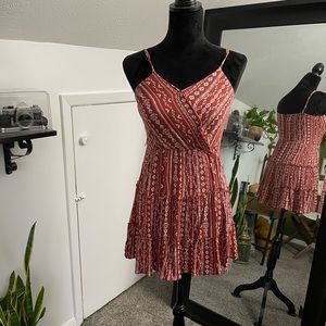 S Terracotta Spring Dress